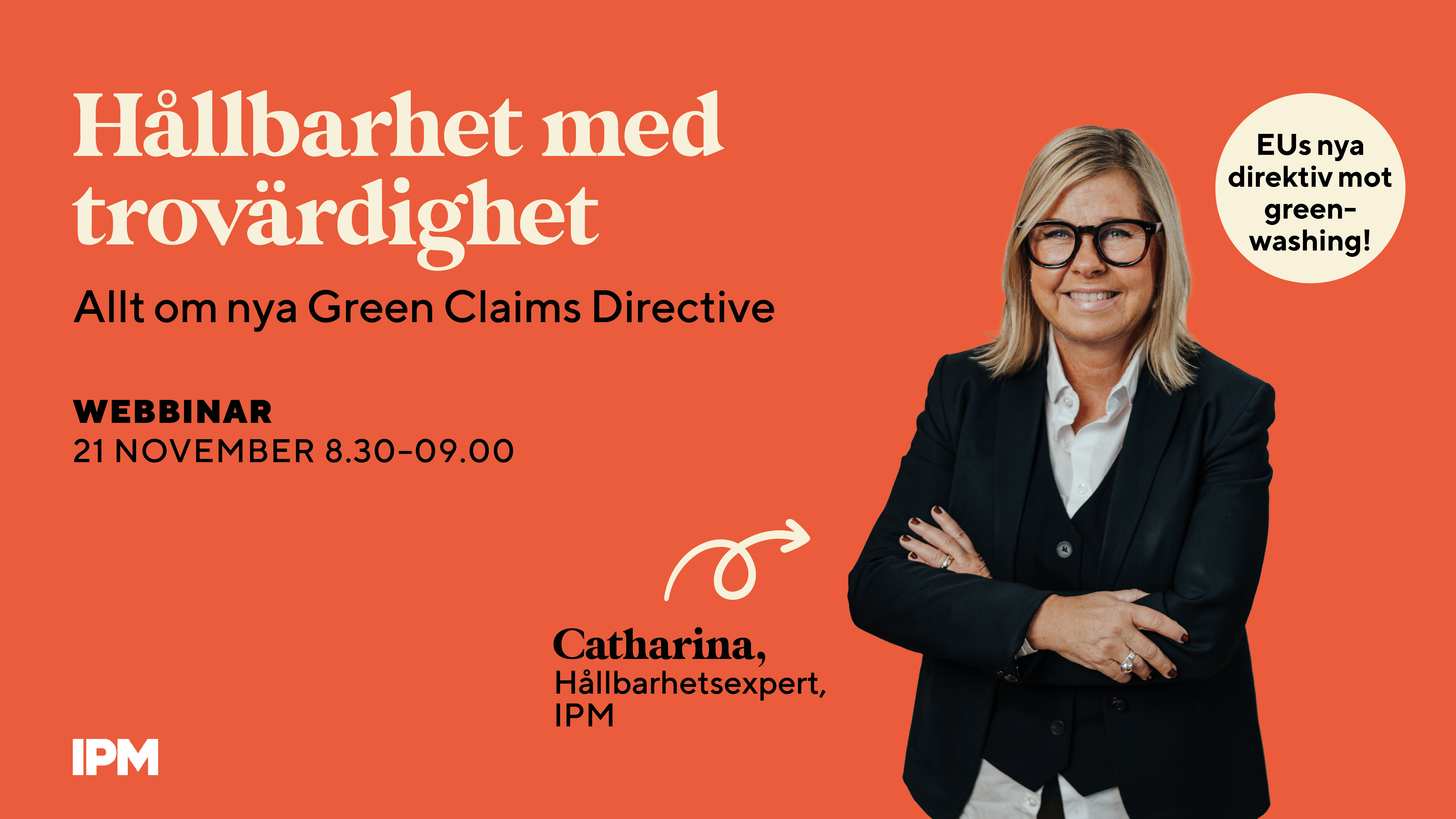 Catharina pratar hållbarhet